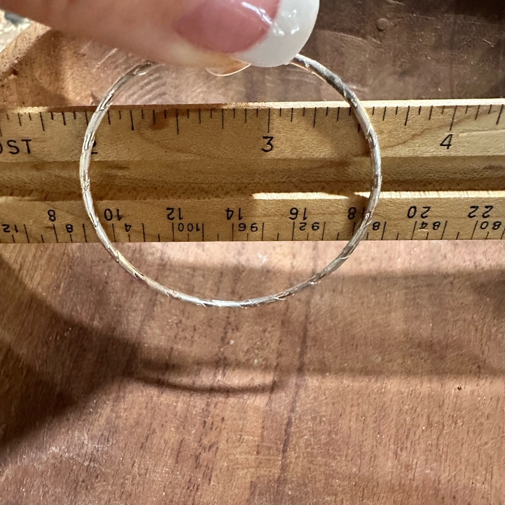 Delicate Sterling Silver Hoop Earrings